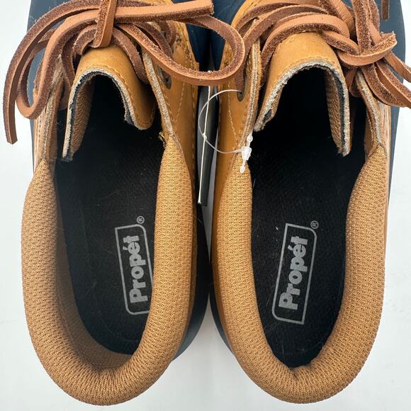 NEW Propet Ione Waterproof Duck Boot US 8 Blue Garden Clog Hike Barn Gorpcore - Picture 8 of 10